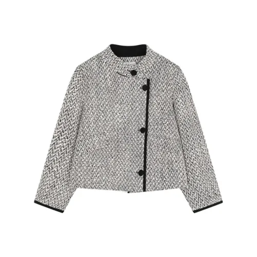 XWI Хлопковый пуховик женский черный белый