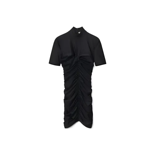 alexander wang Black Женские Короткие Платья с Рукавами