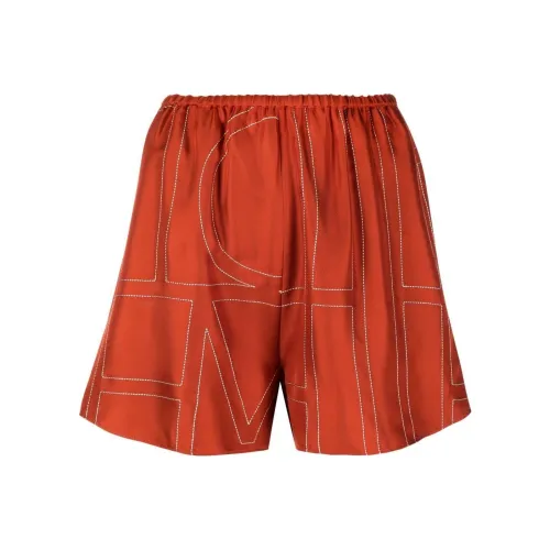 TOTEME Апельсин Женские Повседневные шорты