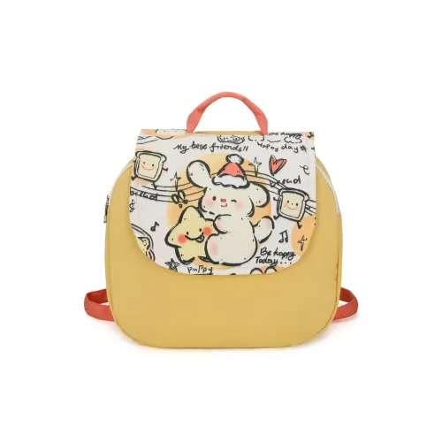 MINIPUDING Oxford Рюкзак Женские Желтый Белый