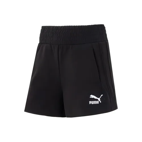 PUMA Черные Женские Повседневные Шорты