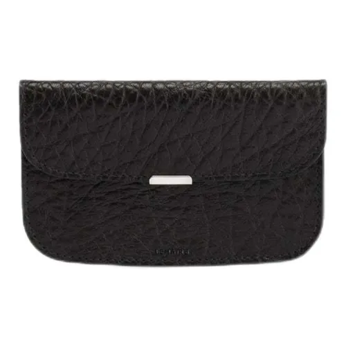 Lemaire Кошелек из коровьей кожи Coin Унисекс Черный