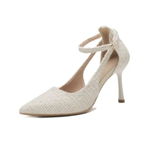 City Camel Низкий каблук Высокий каблук Женские Белые