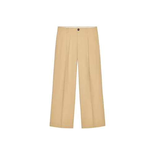 ZARA ZW Series Бежевые Женские Повседневные Брюки