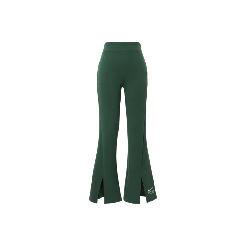 Nike Air Повседневные брюки Женские Пихта Зеленый Светлый Айвори Белый