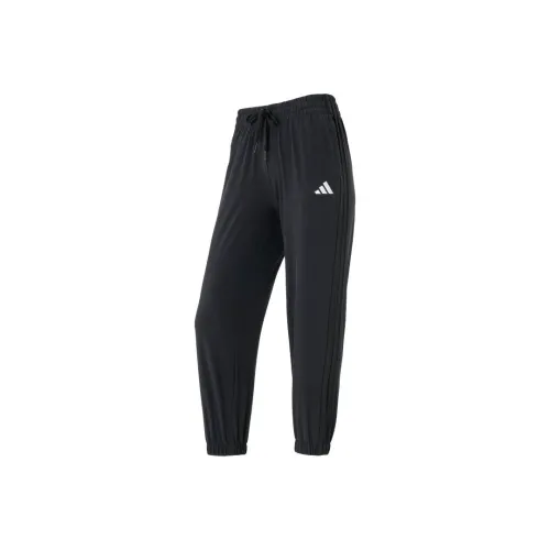 Adidas Черные Женские Повседневные Брюки