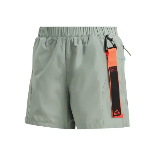 Adidas Повседневные шорты Женские Зеленые