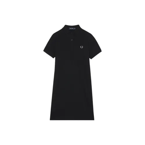 FRED PERRY Женские Платья с Коротким Рукавом