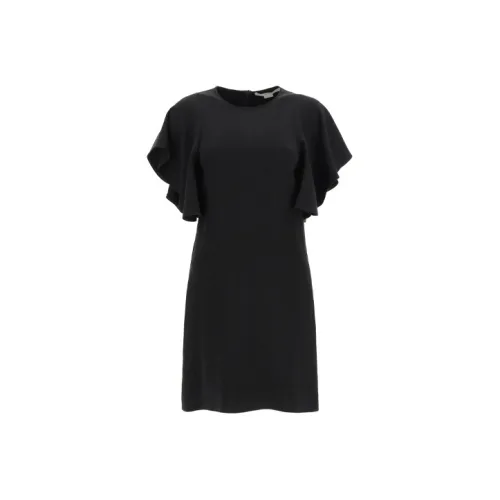 STELLA MCCARTNEY Black Женские Короткие Платья с Рукавами