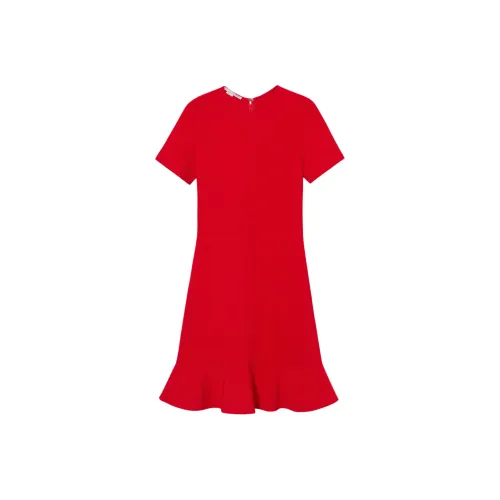 STELLA MCCARTNEY Red Женские Короткие Платья с Рукавами