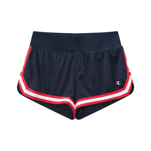 Champion Темно-синие Женские Повседневные шорты
