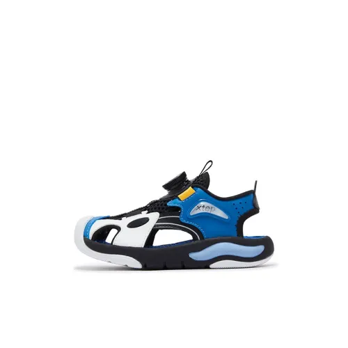 XTEP Детские сандалии Low Top Черный Атлантический Синий Kids