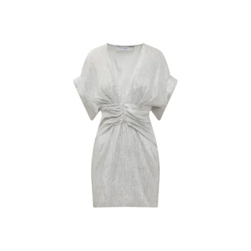 IRO NIGHT Silver Женские Короткие Платья с Рукавами