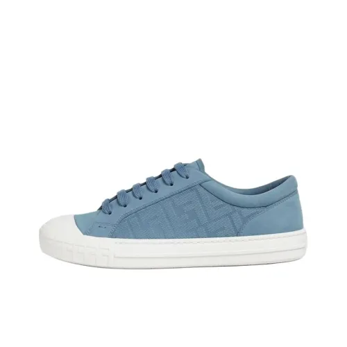 FENDI Domino Low Топ Скейтборд Кроссовки Мужские Синие