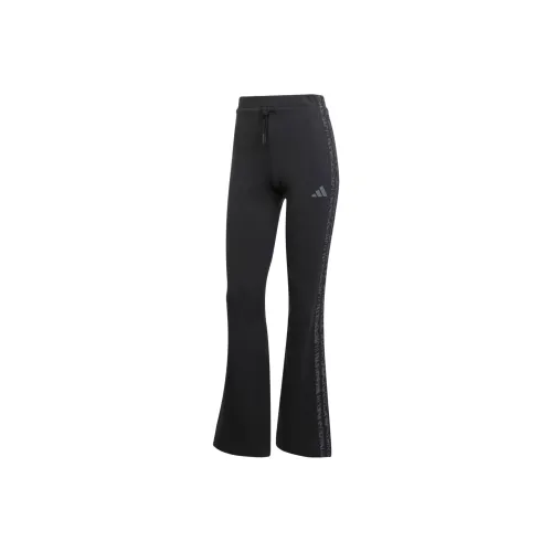 Adidas ESSENTIALS3 Stripes Casual Pants Women's Black