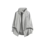 [Cooling Feeling Sun Protection] Бетонный Серый (B Язык цветов Линия Логотип на груди)