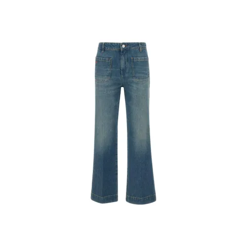 Victoria Beckham Синие Женские Джинсы