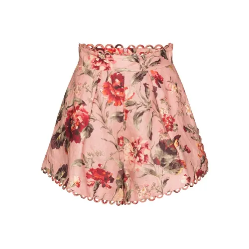 Zimmermann Розовые Женские Повседневные Шорты