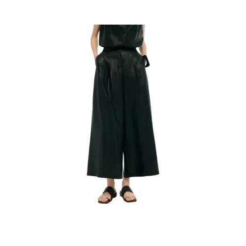 GOELIA Повседневные брюки Женские Черный