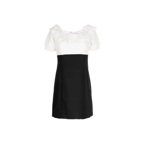 B+AB Black Женские Короткие Платья с Рукавами