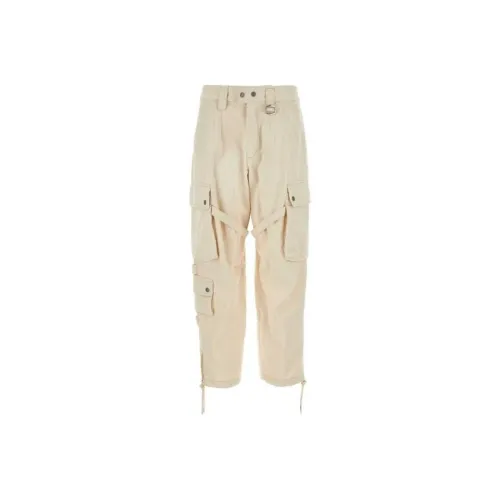 ISABEL MARANT Экрю Женские Брюки Карго