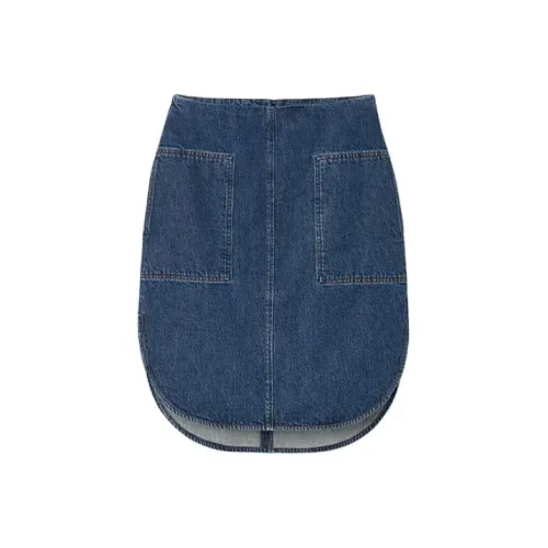 TOTEME Деним Длинная Юбка Женская