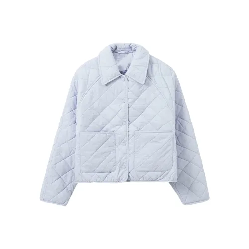 Yvetteclassic Хлопковый пуховик женский синий