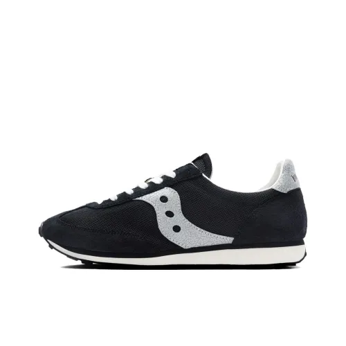 Saucony GRIPPER Slip-resistant Abrasion-resistant Low Top Casual Running Shoes Unisex Black White Сaucony GRIPPER Противоскользящие Износостойкие Низкие Топ Повседневные Беговые Кроссовки Унисекс Черный Белый