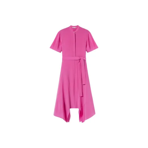 STELLA MCCARTNEY Розовые Женские Платья с Коротким Рукавом
