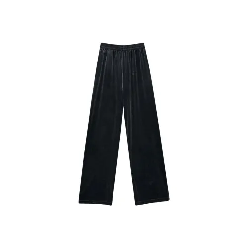 Lulupeach Вязаные Спортивные Штаны Женские Черные