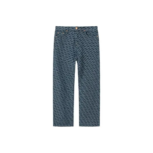 NO ONE ELSE Джинсы Унисекс Темно-джинсовый синий