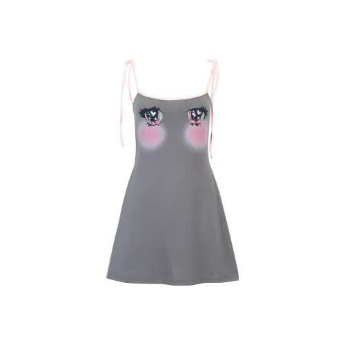 Nodress Серый Женские Слип-платья