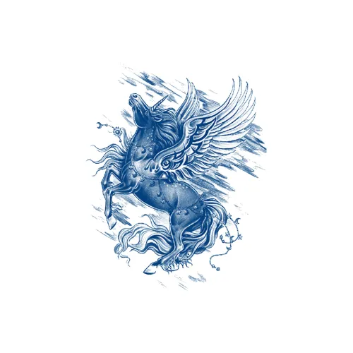 LIEJI Skyhorse Травяные Временные Татуировки