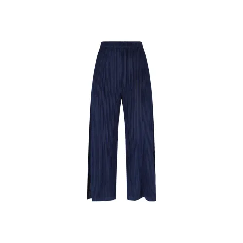PLEATS PLEASE ISSEY MIYAKE SS25 Повседневные брюки Женские Синие