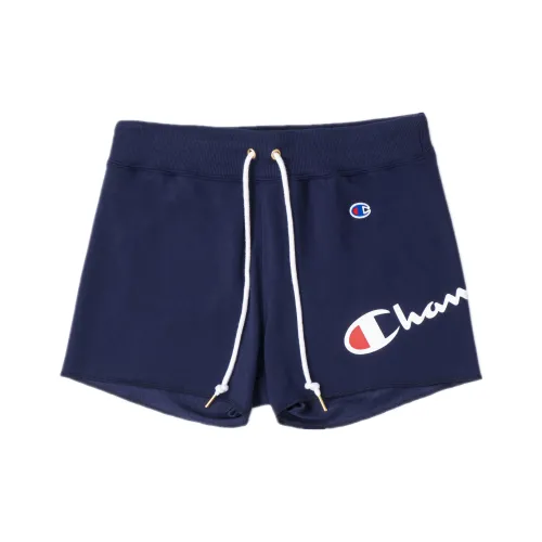 Champion Темно-синие Женские Повседневные шорты