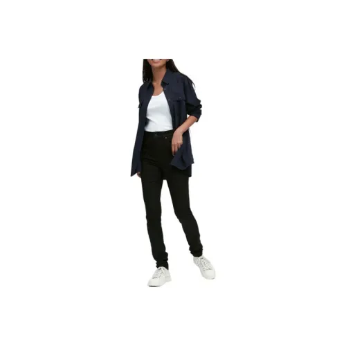 UNIQLO Черные Женские Джинсы