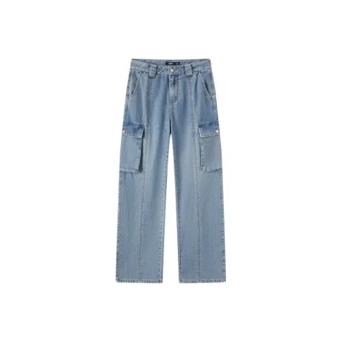 SEM R Джинсы Женские Denim Светло-Средний Синий