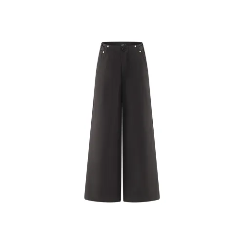 A21 Черные Женские Повседневные Брюки