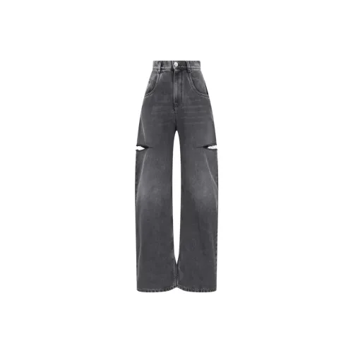 Maison Margiela Женские джинсы черного цвета