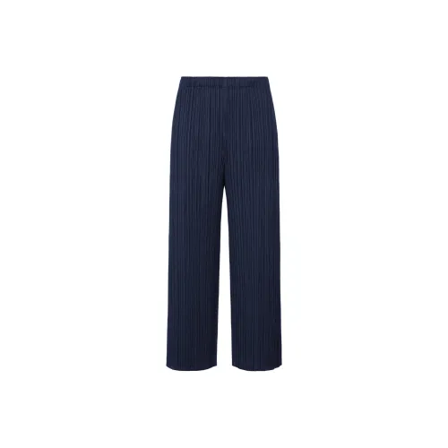 PLEATS PLEASE ISSEY MIYAKE Повседневные брюки Женские Морской синий
