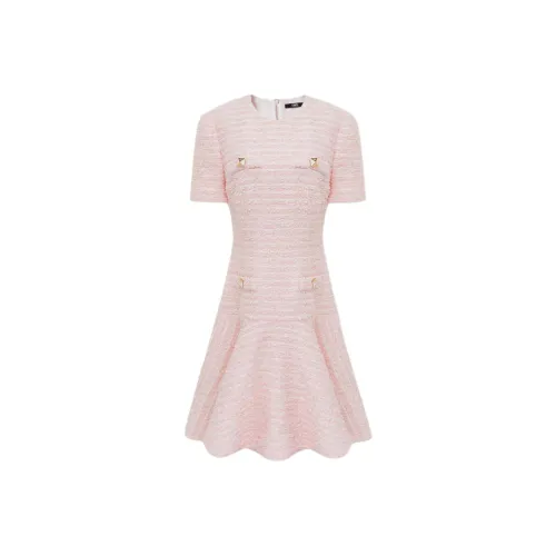 KARL LAGERFELD Короткий рукав Платье Женское Розовое