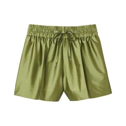 Sandro Повседневные шорты женские зеленые