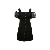 Новый 1-J19 Черный Деним