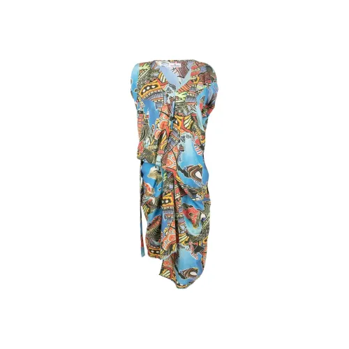 Vivienne Westwood Многоцветные Женские Короткие Платья с Рукавами