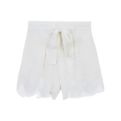 Maje Белые Женские Повседневные Шорты