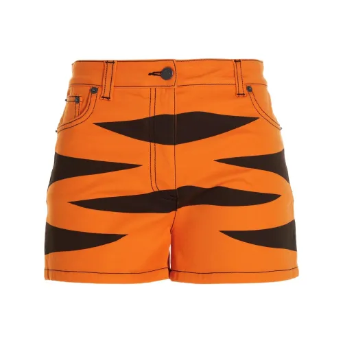 MOSCHINO Апельсин Женские Повседневные шорты
