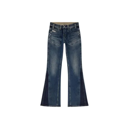 DIESEL SS25 Джинсы Женские Средне-голубой