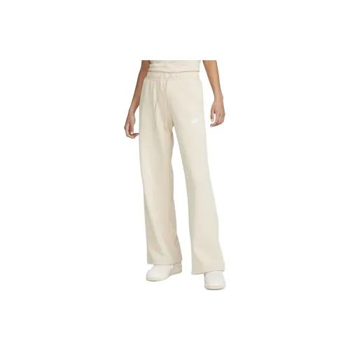 NIKE Белые Женские Вязаные Тренировочные Брюки