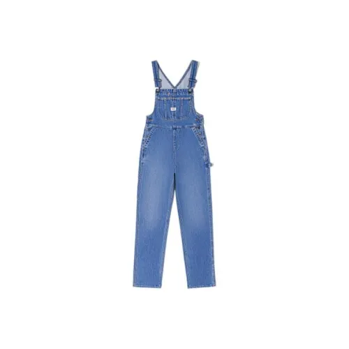 Lee Средне-голубой Женские Комбинезоны