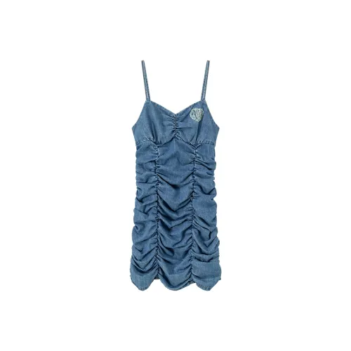 CHUU Джинсовый синий Женские Слиплатья